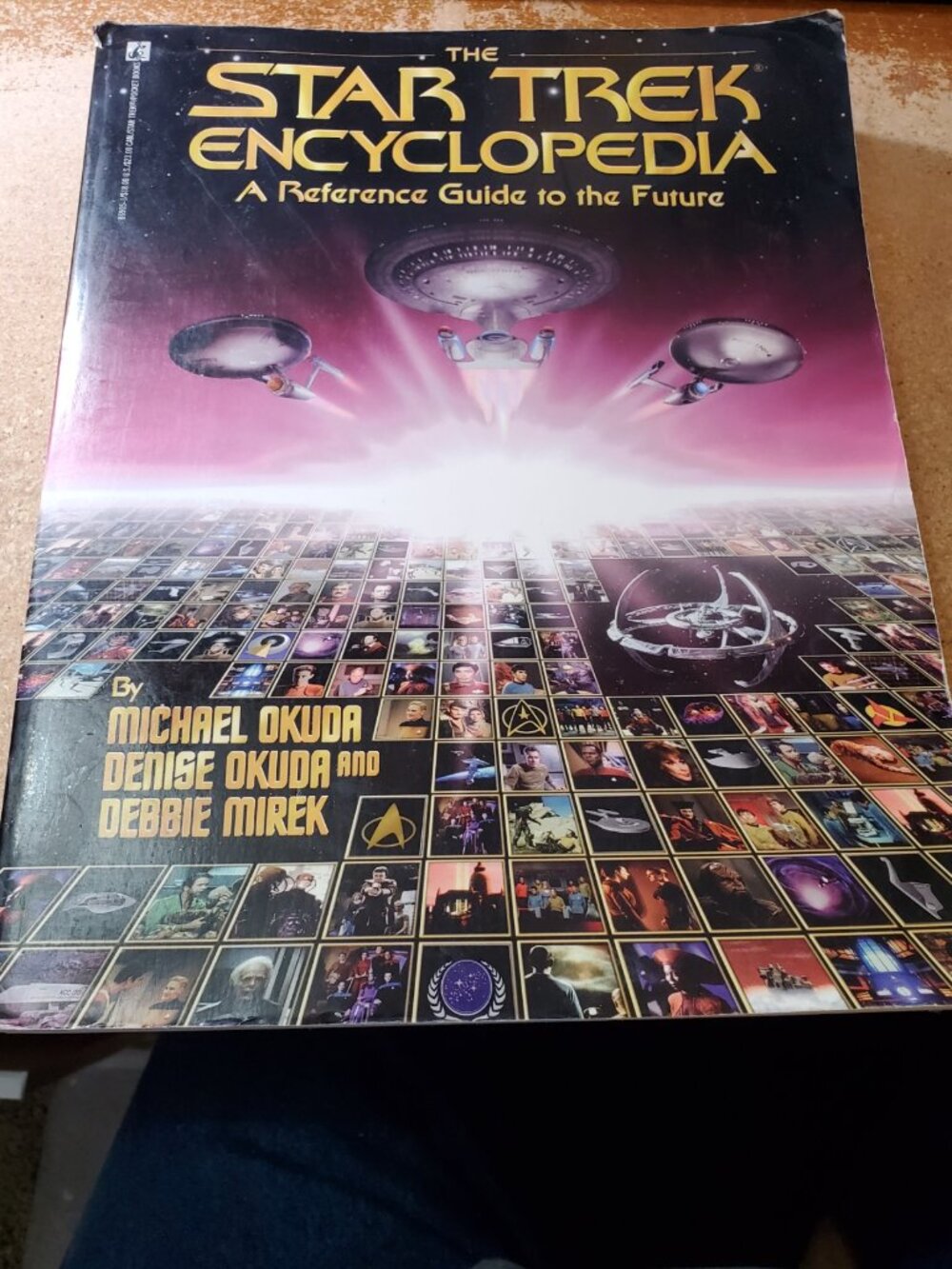 Pocket Books "The Star Trek Encyclopedia" Large Format Paperback 1974 Edition
